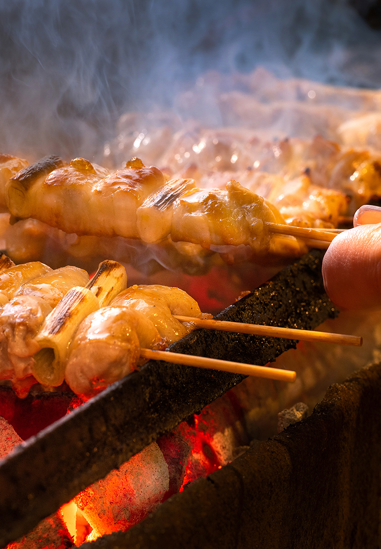 土浦駅近くの居酒屋 炭火串焼き もん【特製つくね、もも焼き鳥の公式通販】